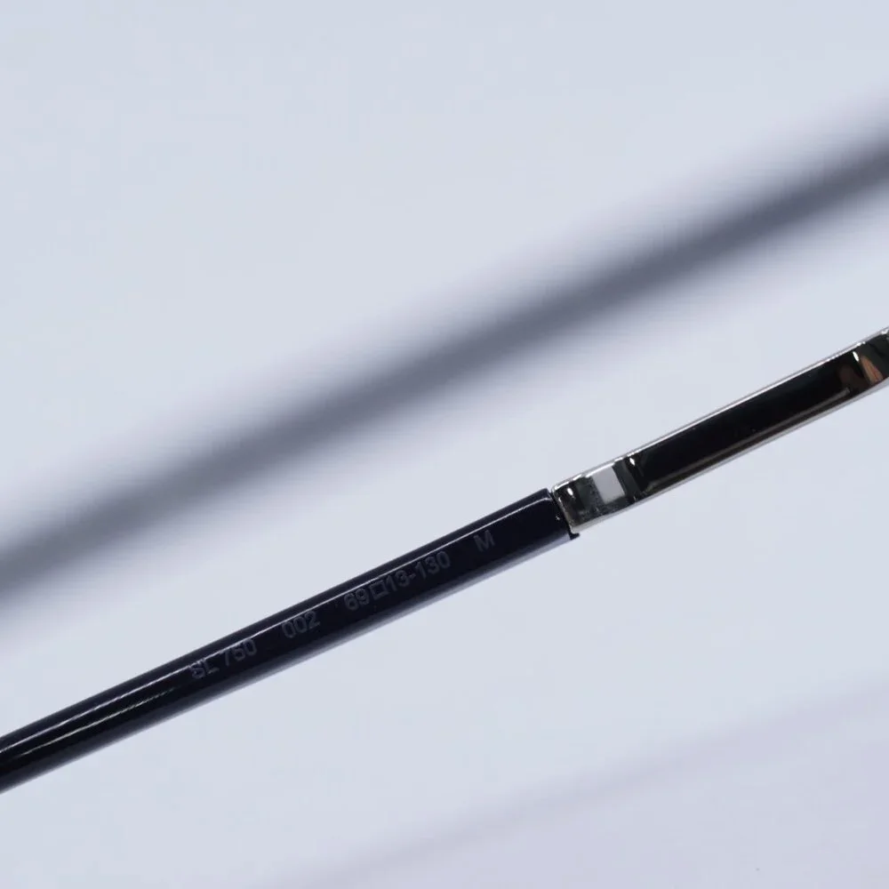 🕶️ New Saint Laurent SL750 002 Sunglasses - Silver Frame, Grey Frame - Picture 7 of 11